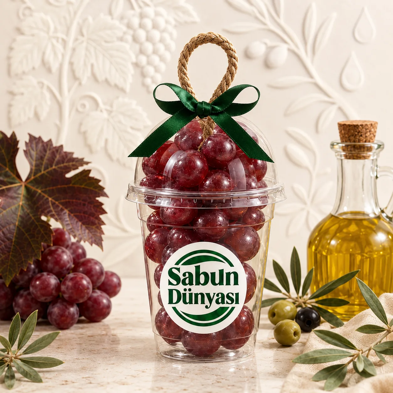 Red Globe Üzüm Salkımı İpli Sabun 250 g