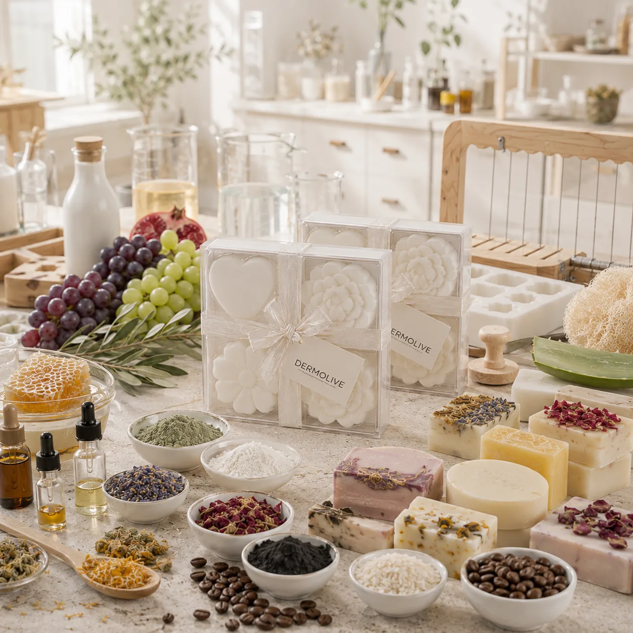 Dermolive Sabun Bazı Opak (1 kg / 5 kg / 10 kg / Koli Seçenekleri)
