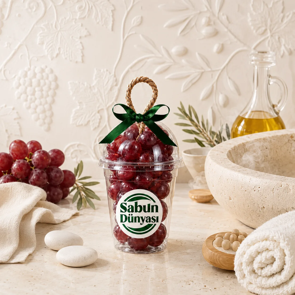 Red Globe Üzüm Salkımı İpli Sabun 250 g