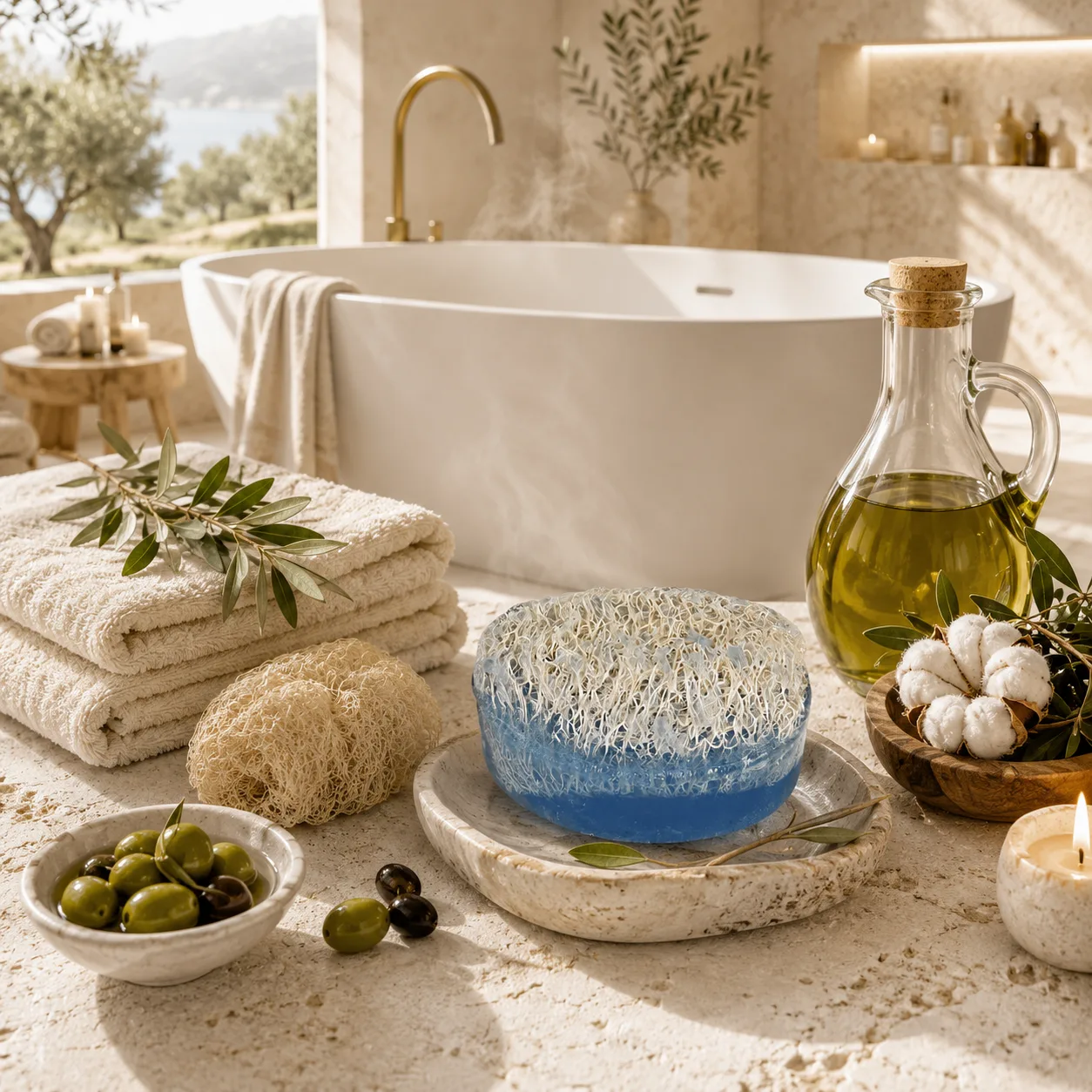 Jojoba Kabak Lifli Banyo Sabunu