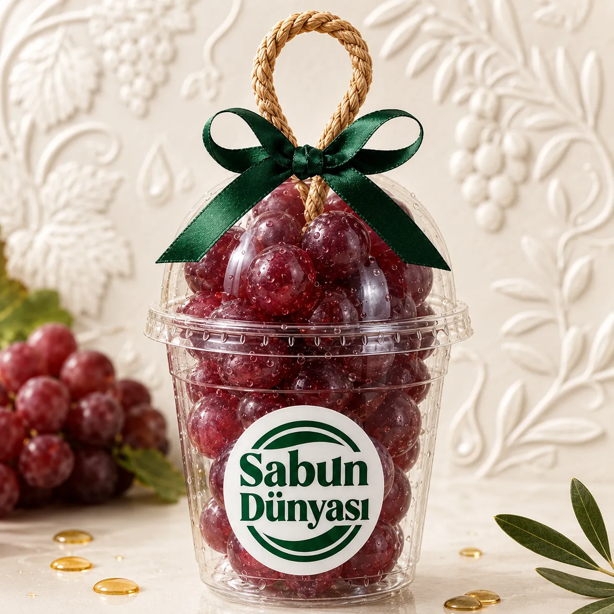 Red Globe Üzüm Salkımı İpli Sabun 200 g